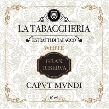 Caput Mundi Gran Riserva White Version La Tabaccheria Aroma 10 ml Tabaccoso