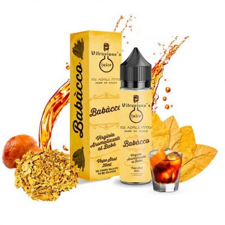 Babacco Vitruviano's Juice Liquido Scomposto 20ml Tabacco Virginia Babà Rum