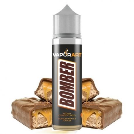 Bomber Vaporart Liquido Scomposto 20ml Cioccolato Nocciola Caramello