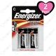 Energizer C MezzaTorcia Alkaline Power - Blister da 2 pile