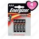 Ministilo Energizer AAA Blister 4 pezzi