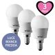 Wiva Lampadina Led Sfera E14 7W 540 lm - Confezione da 3 pezzi