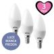 Wiva Lampadina Oliva Led E14 7W 540 lm - Confezione da 3 pezzi