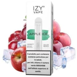 Apple Ice Izy One Svapo Usa e Getta 600 Tiri