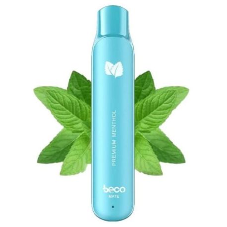 Beco Mate Premium Menthol Beco Vape Svapo Usa e Getta 600 Tiri