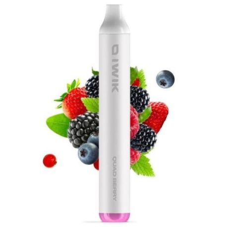 IWIK Quad Berry Svapo Usa e Getta KIWI - 600 Tiri