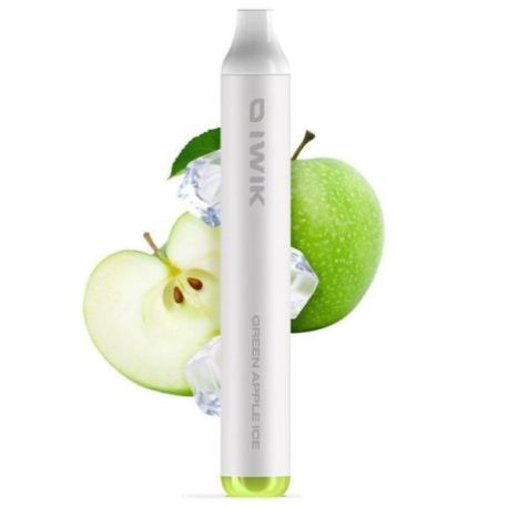 IWIK Green Apple Ice Svapo Usa e Getta KIWI - 600 Tiri