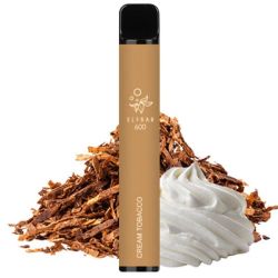 Cream Tobacco Elf Bar Svapo Usa e Getta 600 Tiri