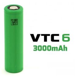 VTC6 Batteria 18650 3000 mAh 25A