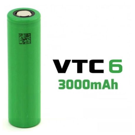 VTC6 Batteria 18650 3000 mAh 25A