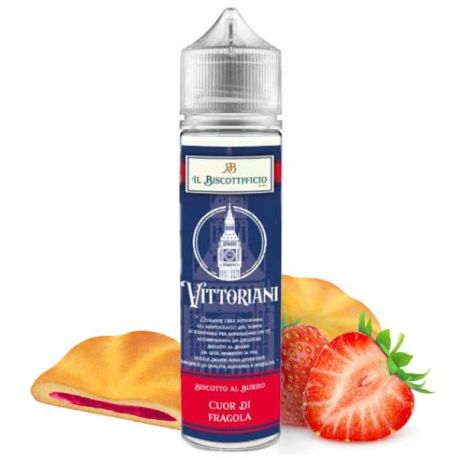 Cuor di Fragola Il Biscottificio Liquido Scomposto 20ml Biscotto Crema Fragola