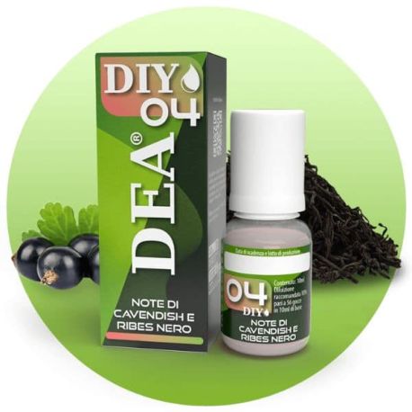 Cavendish e Ribes Nero DIY 04 Liquido Concentrato di Dea Flavor Aroma 10 ml