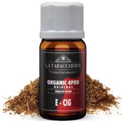 E-Cig Organic 4 Pod Aroma Concentrato La Tabaccheria da 10 ml