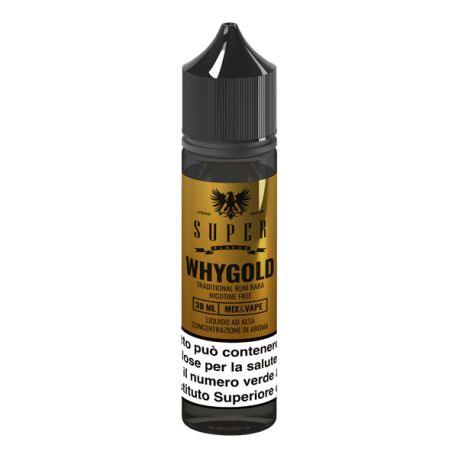 Why Gold Super Flavor Liquido Mix&Vape 30ml Babà Rum