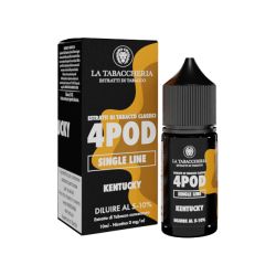 Kentucky Organic 4 Pod Single Leaf Aroma La Tabaccheria Evolution da 10 ml Tabaccoso