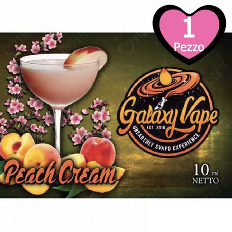 Peach Cream Galaxy Vape 10 ml