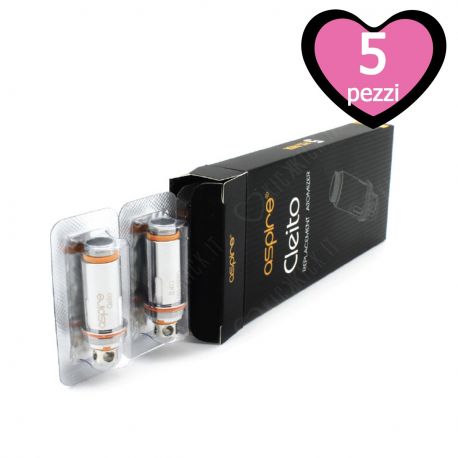 Resistenze Aspire Cleito Coil - 5 Pezzi