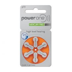 60 Batterie Power One 13 / PR48 per Protesi Acustiche