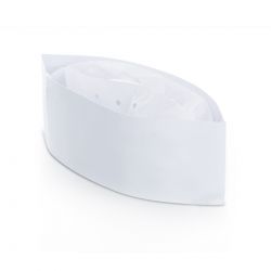 100 pz Cappello Cuoco Bustina Monouso Bianco