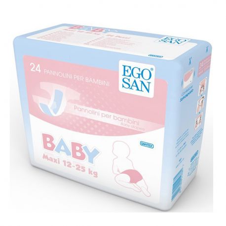 Pannolini per Bambini 12-25 kg Egosan Junior - confezione da 144 pz.