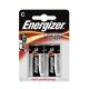 Energizer C MezzaTorcia Alkaline Power - Blister da 2 pile