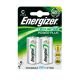 Energizer Mezzatorcia C 2500 mAh - Blister da 2 Batterie Ricaricabili