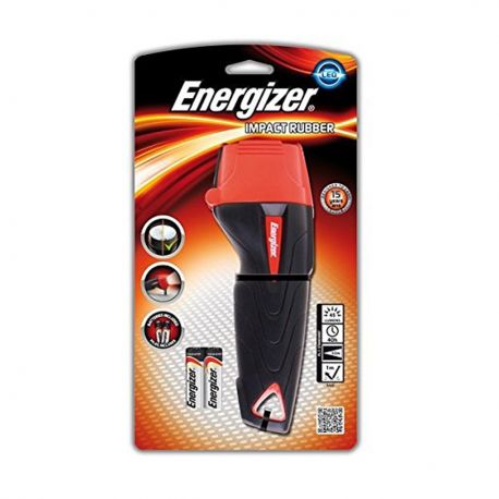 Torcia Energizer a Led In Gomma Piccola - Impact Rubber 2xAAA