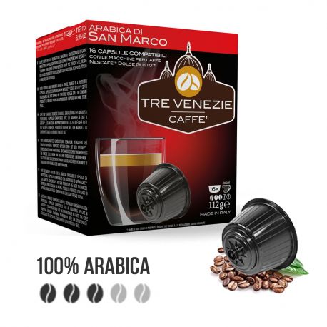 16 Capsule Arabica Compatibili Nescafè Dolce Gusto