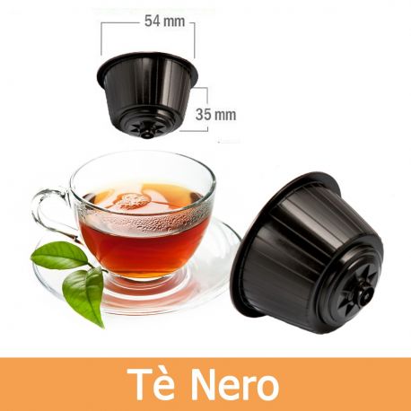16 Tè Nero Nescafè Dolce Gusto Capsule Compatibili
