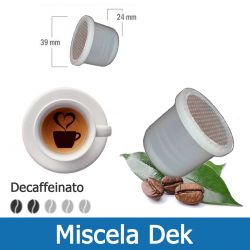 100 Capsule Caffè Decaffeinato Tre Venezie - Compatibili Uno System