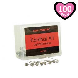 Resistenze Pronte Kanthal A1 Coil Master - 100 Pezzi