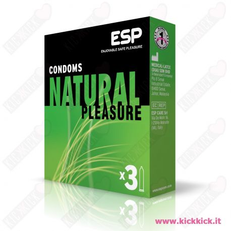 ESP Natural - Scatola da 3 Preservativi