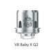 V8 X-Baby Q2 Resistenza Smok Head Coil per Atomizzatore TFV8 X-Baby - 3 Pezzi