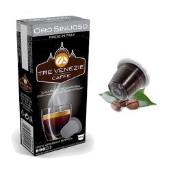 10 Capsule Oro Sinuoso Compatibili Nespresso - Caffè Tre Venezie