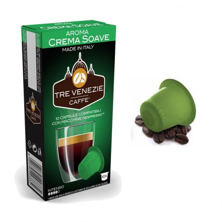 100 Capsule Caffè Crema Soave Tre Venezie - Compatibili Nespresso