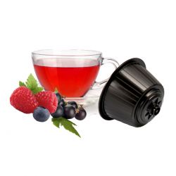 16 Tisana ai Frutti di Bosco Compatibili Nescafè Dolce Gusto