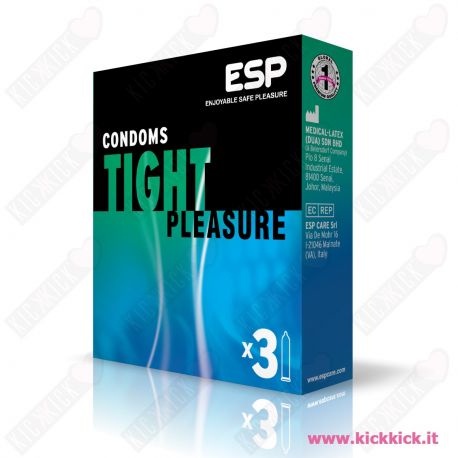 ESP Tight - Scatola da 3 Preservativi