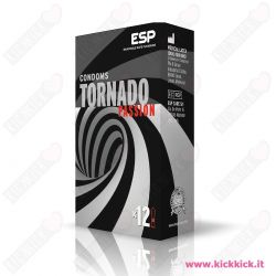 ESP Tornado - Scatola da 12 Preservativi Extra Stimolanti