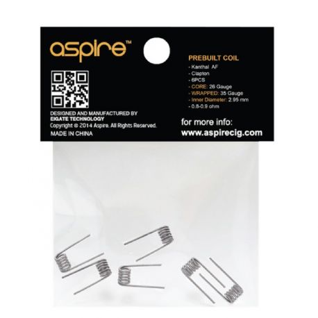 Resistenze Aspire per Cleito RTA System - 6 Pezzi