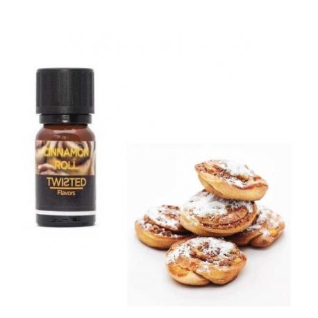 Cinnamon Roll Aroma Twisted Vaping Aroma Concentrato da 10ml per Sigarette Elettroniche