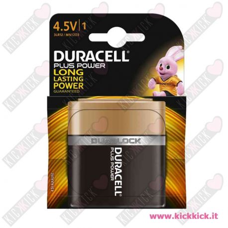 Duracell 4,5V Piatta Plus Power Duralock - Blister da 1 pila