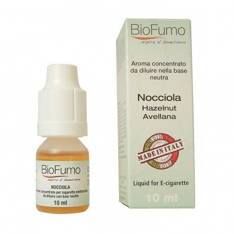 Nocciola Biofumo Aroma Concentrato Liquido per Sigarette Elettroniche Fai da Te