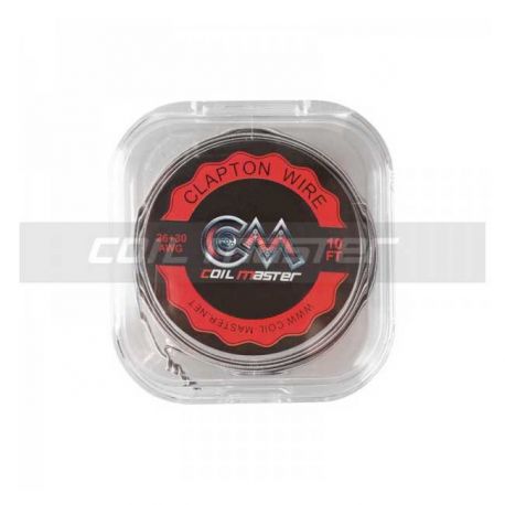 Filo Resistivo K Clapton Wire 26+30 AWG Coil Master da 3mt per gli Atomizzatori Rigenerabili delle Sigarette Elettroniche