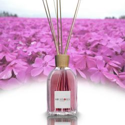 Muschio Rosa Profumatore e Diffusore di Essenze per Ambienti con Bastoncini 100 ml