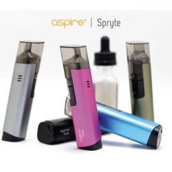 Aspire Kit Spryte POD Sigaretta Elettronica con Batteria Integrata da 650mAh e Pod da 2ml