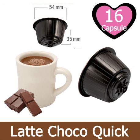 16 Latte Choco Quick Nescafè Dolce Gusto Capsule Compatibili