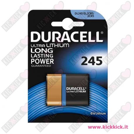 Duracell 245 Pila 6V Litio per Fotografia- Blister 1 Batterie