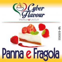 Panna e Fragola Cyber Flavour Aroma Concentrato