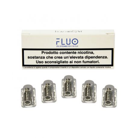 Resistenze Flavourart Fluo Head Coil per kit Pod Fluo Blended with Fedez - 5 Pezzi