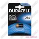 Duracell 28L 2CR1/3N Pila 6V Litio per Fotografia- Blister 1 Batterie